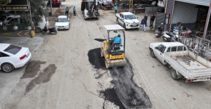 Silifke sanayi sitesi yolları bakıma alındı